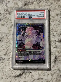 Starfield Vocalist FRACTURE FOIL EOE 385 PSA 8 (MTG Edge of Eternities 2025) - Image 1