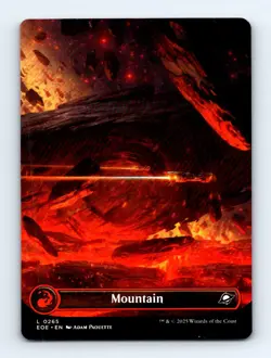 #265 2025 Edge of Eternities EOE | Mountain Land - Image 1