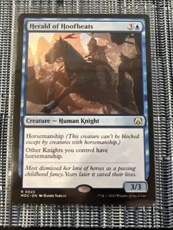 Herald of Hoofbeats - Commander: March of the Machine - MTG - Image 1