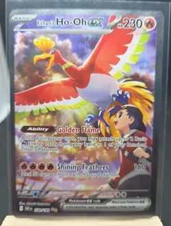 Ethan's Ho-Oh Ex SIR 230/182 Destined Rivals Special Illustration Rare Pokemon - Image 1