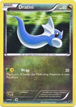 Dratini 1/20 Dragon Vault HOLO PERFECT MINT! Pokemon - Image 1