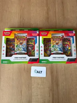 Pokemon TCG - 2x First Partner Illustration Collection Box New and Sealed - Image 1