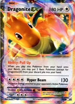 Dragonite EX 72/108 Holo XY Evolutions Pokemon TCG NM (SKU 1-5) - Image 1