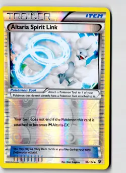 Altaria Spirit Link 91/124 Uncommon Fates Collide Pokemon Reverse Holo LP - Image 1