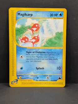 Magikarp 75/144 Skyridge Regular Non-Holo Rare Pokemon TCG Nintendo LP+ - Image 1