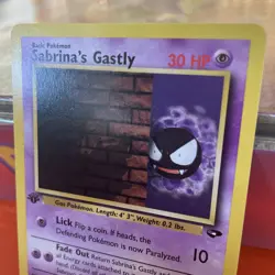 Pokemon TCG Sabrina's Gastly 96/132 1st Edition Gym Challenge Common WOTC - Image 4