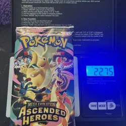 Extremely Heavy 22.75g Pokemon Ascended Heroes Booster Pack Potential God PackU! - Image 1