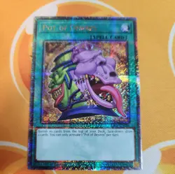 Yugioh Pot of Desires RA01-EN056 Quarter Century Secret Rare 1st Ed NM - Image 1