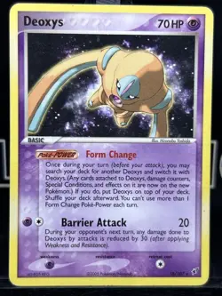 Pokemon Card DEOXYS 18/107 Regular Rare EX DEOXYS - Image 3