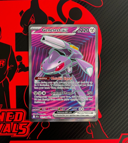 Genesect EX 161/086 Black Bolt Pokemon TCG English 10.5 Full Art Ultra Rare B&W - Image 4