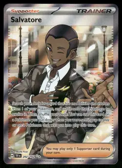 Pokemon Cards Salvatore 202/162 Temporal Forces Ultra Rare NM - Image 1