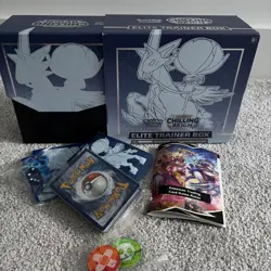 Pokemon TCG Sword and shield chilling reign: Elite Trainer Box Empty no cards - Image 1