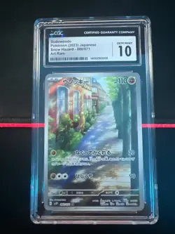 CGC 10 Gem Mint Sudowoodo 080/071 Snow Hazard Japanese Pokemon Card #80 - Image 1