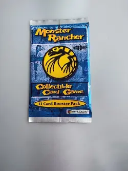 Monster Rancher 1st Edition Collectible Card Game Booster Pack Artbox (11 Cards) - Image 1