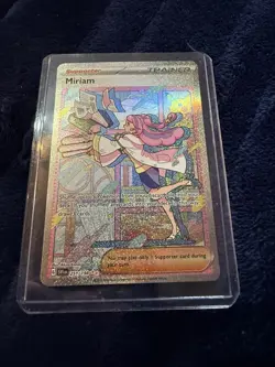 Pokemon TCG Miriam Scarlet & Violet Holo Card 251/198 Special Illustration Rare - Image 1