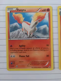 Pokemon Tcg Flashfire Ponyta And Rapidash Pair Of Cards - Image 2