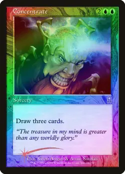 Concentrate FOIL Odyssey PLD Blue Uncommon MAGIC THE GATHERING CARD ABUGames - Image 1