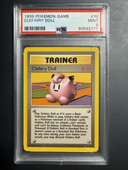 1999 Pokemon Game Clefairy Doll Mint 9 - Image 1