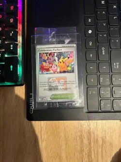 2025 Pokemon Mega Evolution Promo Celebratory Fanfare Ace Trainer #028 SEALED - Image 3