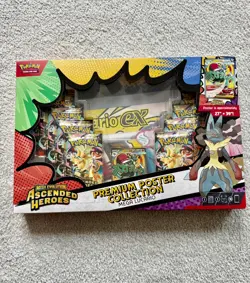 Pokemon TCG Ascended Heroes Premium Poster Collection Mega Lucario FREE Delivery - Image 1