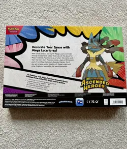 Pokemon TCG Ascended Heroes Premium Poster Collection Mega Lucario FREE Delivery - Image 2