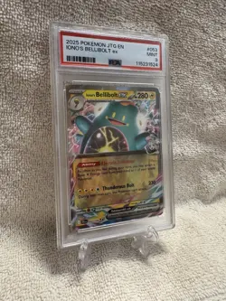 Iono's Bellibolt ex : Pokemon : Journey Together JTG 2025 : 053/159 : PSA 9 MINT - Image 1