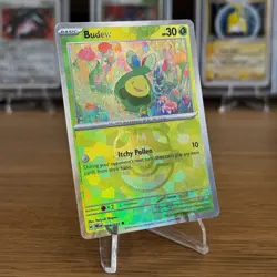 Pokemon Prismatic Evolutions - 004/131 Budew - Master Ball Reverse - NM/M - Image 2
