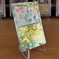 Pokemon Prismatic Evolutions - 004/131 Budew - Master Ball Reverse - NM/M - Image 3
