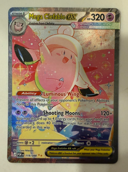 Mega Clefable ex 119/88 Special Illustration Rare SIR Pokemon Perfect Order NM - Image 1