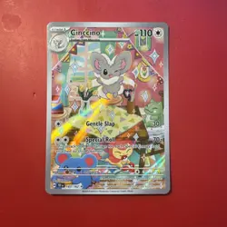 Pokemon TCG Cinccino 183/162 Illustration Rare Temporal Forces NM - Image 1