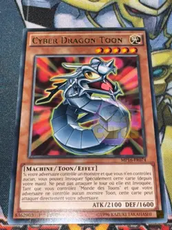 CARTE Yu Gi Oh CYBER DRAGON TOON MP16-FR074 1ere edition - Image 1