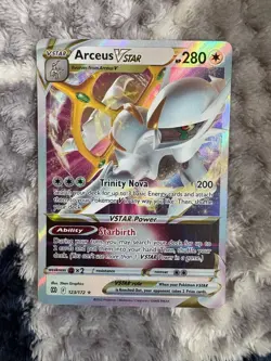 Arceus VSTAR 123/172 Brilliant Stars NM Pokemon TCG Card - Image 1