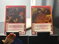 CHAOTIC RARE SKORBLUST AND ZAPETUR CARDS - Image 1