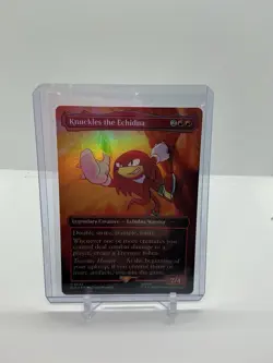 Knuckles the Echidna (Rainbow Foil) Secret Lair Drop Foil - MINT - Image 1