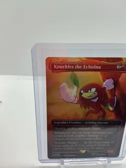 Knuckles the Echidna (Rainbow Foil) Secret Lair Drop Foil - MINT - Image 2
