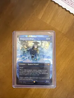 Snapcaster Mage (Borderless) (Chocobo Track Foil) Commander: Final Fantasy Foil - Image 1