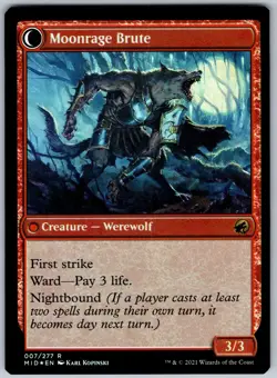 Brutal Cathar Foil R Innistrad: Midnight Hunt 7 NM - Image 2