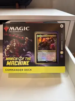 Magic: The Gathering March of the Machine Commander Deck Growing Threat Sealed - Image 1