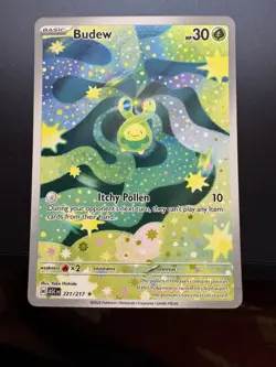 Pokemon Budew 221/217 IR | Pokemon TCG: Ascended Heroes English Near Mint - Image 1