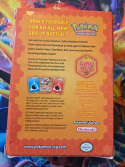 Pokemon ex Fire Red Theme Deck *Box and papers ONLY - Image 3
