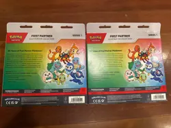 Two (2) Pokemon TCG First Partner Illustration Collection Series 1 New Sealed - Image 2