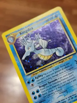 Kingdra 8/111 PL Holo Rare Neo Genesis Unlimited Edition Pokemon WOTC - Image 2