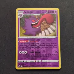 Pokemon TCG Gengar 057/198 Chilling Reign Reverse Holo Rare - Image 1
