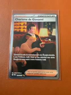 Carte Pokemon : Charisme de Giovanni 204/165 Ecarlate Violet 151 Francaise NEUF - Image 1