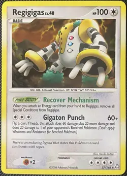Regigigas - (DP Legends Awakened) 037/146 Deck Exclusives Holo - Pokemon Card - Image 1