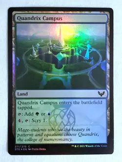 Quandrix Campus #271 Strixhaven: School of Mages Foil Magic the Gathering - Image 1
