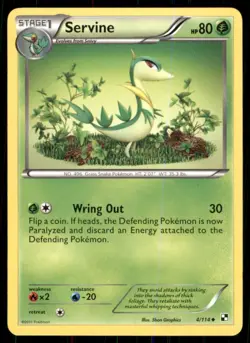 Pokemon TCG Pokemon Servine Servine Uncommon Regular - Image 1