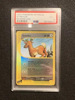 PSA 9 Pokemon Skyridge Stantler Reverse Holo 102/144 - Image 1