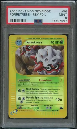 Pokemon Forretress Reverese Holo PSA 9 Mint 56/144 Skyridge - Image 1