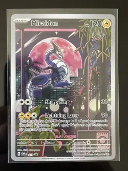 Pokemon Miraidon Sv: Scarlet & Violet Promo 013 Full Art Holo 120 HP English - Image 1